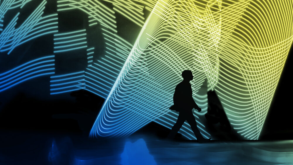 Concept art about radio spectrum